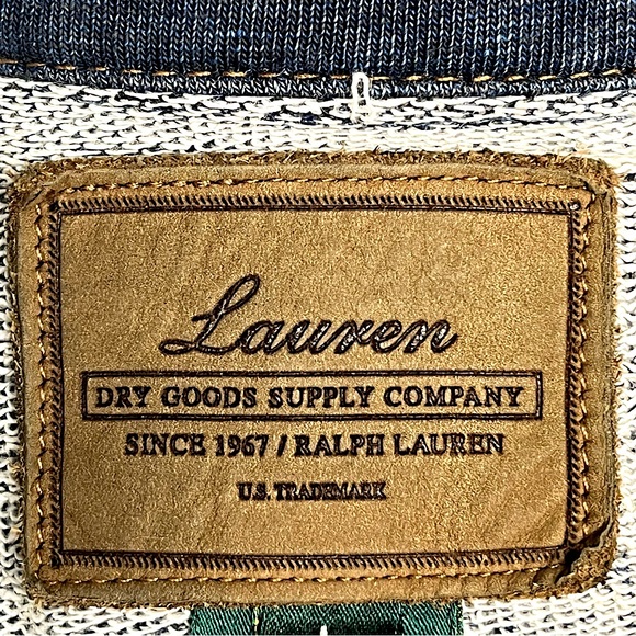 Lauren Ralph Lauren Dry Goods Supply Co Washed Knit Cropped Jacket Women’s L - Picture 10 of 12